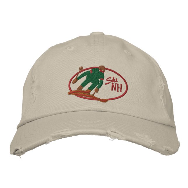 Ski NH Embroidered Hat (Front)