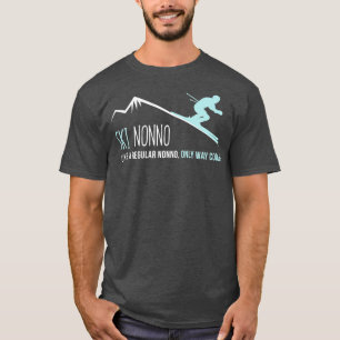 Ski Nonno Funny Cute Winter Skiing Gift T-Shirt