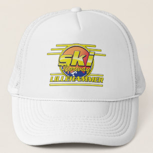 Ski Norway Lillehammer 80s vibe Trucker Hat