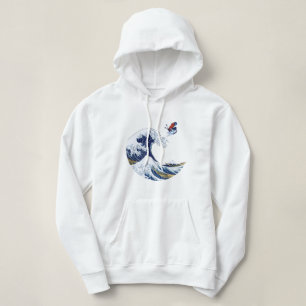 Ski on The Great Wave of Kanagawa Japanese Hoodie
