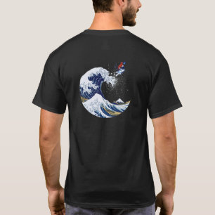 Ski on The Great Wave of Kanagawa Japanese T-Shirt