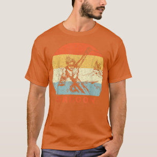 Ski Oregon Vintage Retro Snow Sking  T-Shirt