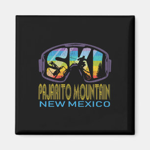 Ski Pajarito Mountain New Mexico Skiing Vacation Magnet