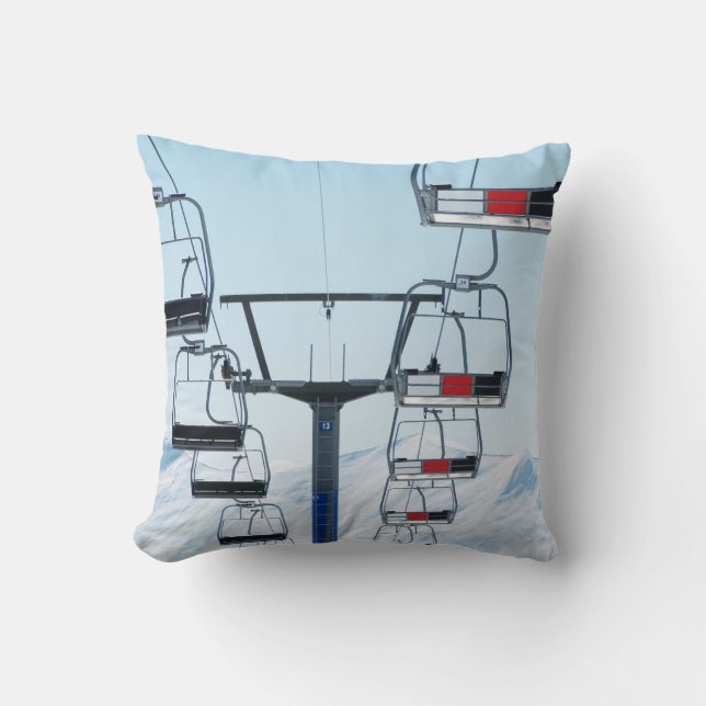 Ski Park Chairlifts Cushion (Front)