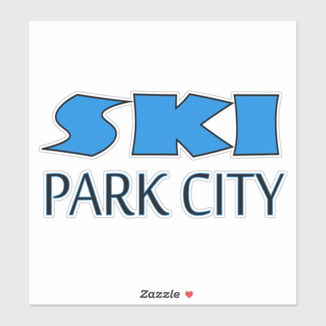 Ski Park City Utah Sticker,Park City Sticker, (Sheet)