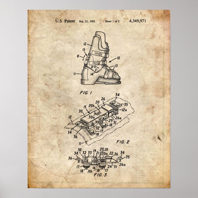 Ski Patent Poster (Front)