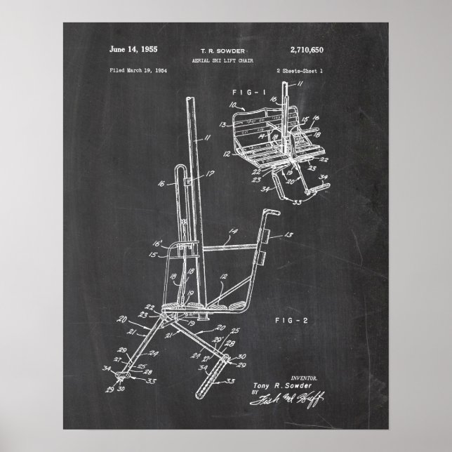 Ski Patent Poster (Front)