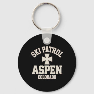 Ski Patrol Aspen Colorado Skiing And Snowboarding Key Ring