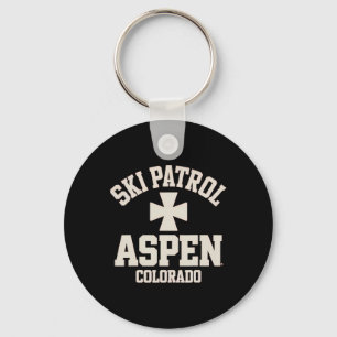 Ski Patrol Aspen Colorado Skiing And Snowboarding Key Ring
