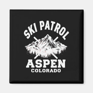 Ski Patrol Aspen Colorado Skiing And Snowboarding Magnet