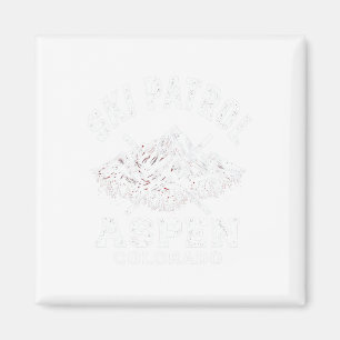 Ski Patrol Aspen Colorado Skiing And Snowboarding Magnet