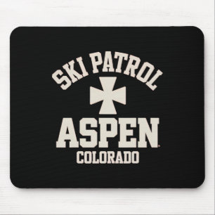 Ski Patrol Aspen Colorado Skiing And Snowboarding Mouse Mat