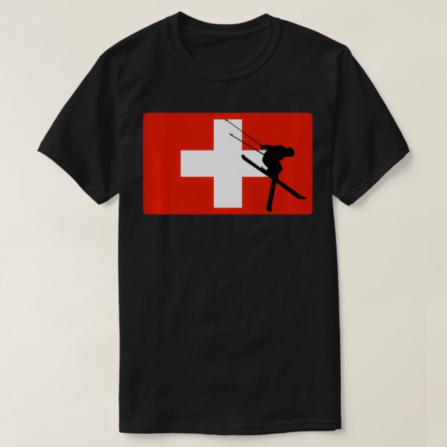 Ski Patrol Graphic Design  T-Shirt (Design Front)