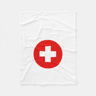 Ski Patrol Pocket Outfit Slope Emergency Skier Saf Fleece Blanket