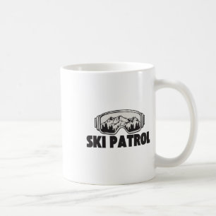 Ski Patrol Winter Skiing Goggles Mountain Trip Coffee Mug