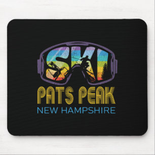 Ski Pats Peak New Hampshire Skiing Vacation Mouse Mat
