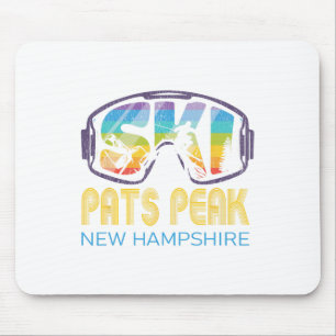 Ski Pats Peak New Hampshire Skiing Vacation Mouse Mat