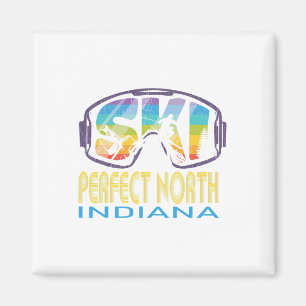 Ski Perfect North Indiana Skiing Vacation  Magnet