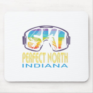 Ski Perfect North Indiana Skiing Vacation Mouse Mat