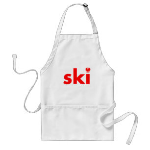 SKI Polish Last Name Apron