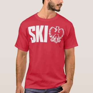 SKI Polish Last Name Ending in Ski Dyngus Day T-Shirt