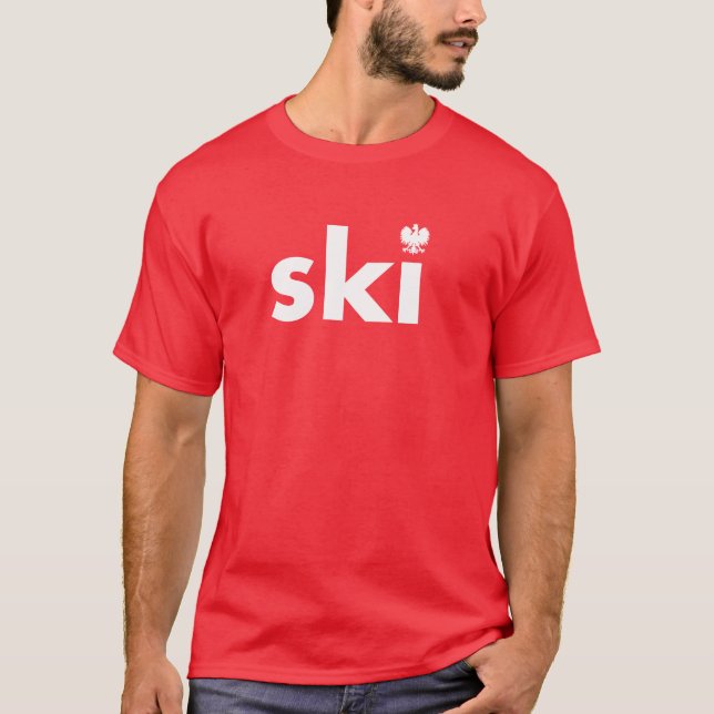 Ski Polish Last Name Tshirt (Front)