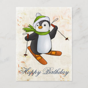 Ski Postcard