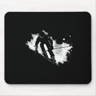 Ski Racer Sports Biathlon Biathlons Mouse Mat