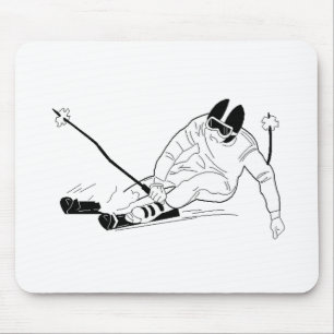 Ski Racing Mouse Mat