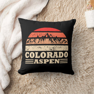 Ski Resort Aspen Colorado Cushion