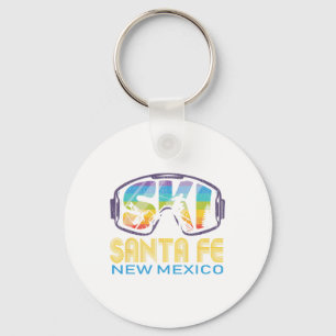 Ski Santa Fe New Mexico Skiing Vacation Key Ring