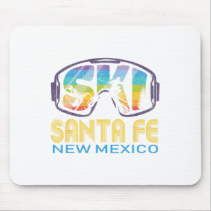 Ski Santa Fe New Mexico Skiing Vacation Mouse Mat