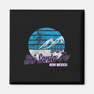 Ski Santa Fe New Mexico Usa Ski Resort Snowboardin Magnet