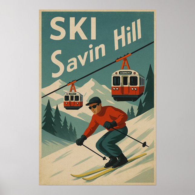 Ski Savin Hill Poster (Front)