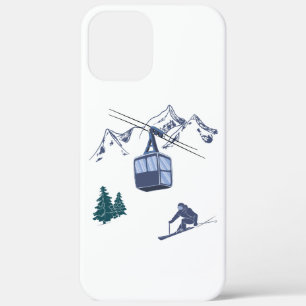 Ski Scene Winter Sports iPhone 12 Pro Max Case