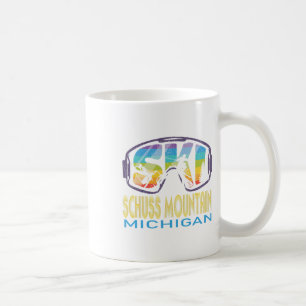 Ski Schuss Mountain Michigan Skiing Vacation  Coffee Mug