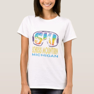 Ski Schuss Mountain Michigan Skiing Vacation  T-Shirt