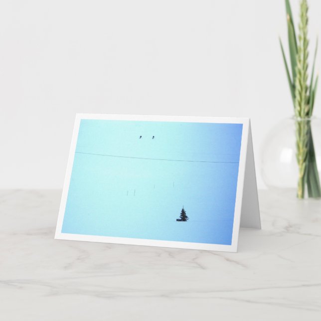 Ski Season Holiday Card (Front)