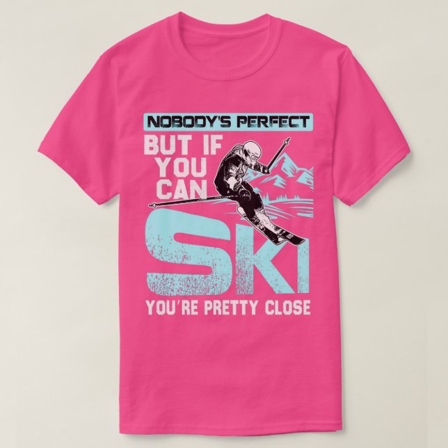 Ski skiing 1 T-Shirt (Design Front)