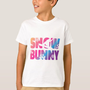 Ski Skiing Bunny Snow Bunny T-Shirt