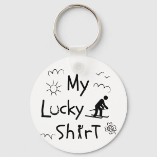 Ski skiing funny downhill-skiers alpine-skiing ski key ring