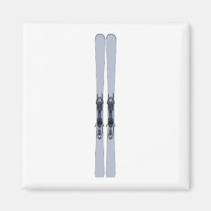 Ski Skiing Magnet