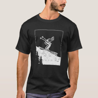 Ski Skiing Winter Sports Alpine Mountain Skier T-Shirt