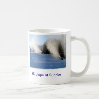 Ski Slope at Sunrise Coffee Mug