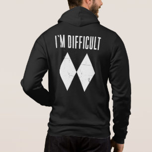Ski Slopes and Mountain Winter Dad Birthday Trip Hoodie