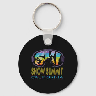 Ski Snow Summit California Skiing Vacation Key Ring
