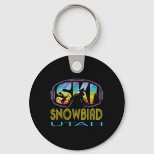 Ski Snowbird Utah Skiing Vacation Key Ring