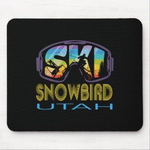 Ski Snowbird Utah Skiing Vacation Mouse Mat