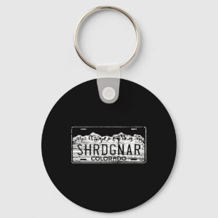 Ski Snowboard Colorado License Plate Shredding Gna Key Ring