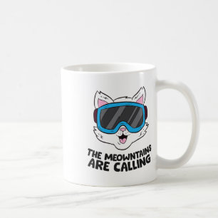 Ski Snowboard Goggle For Skiing Cat Snowboarding F Coffee Mug